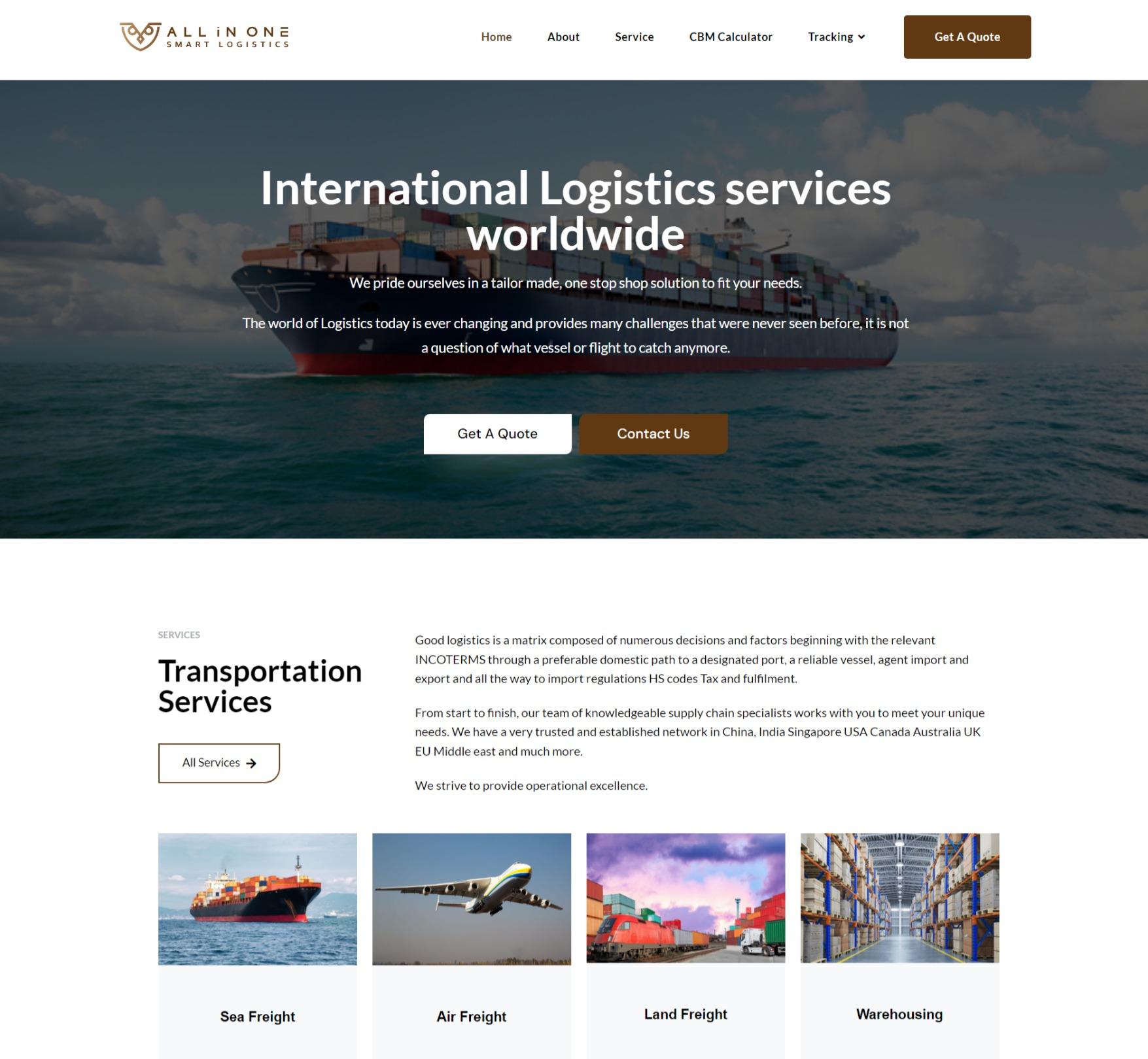 Logistics services worldwide